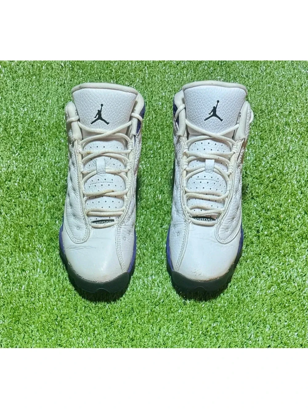 Air Jordan 13 Retro Low GS White Purple – Size 5Y
